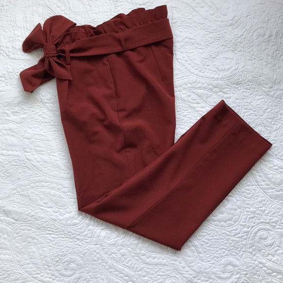 PAPERBAG PANTS IN RUST - Picture 5 of 9